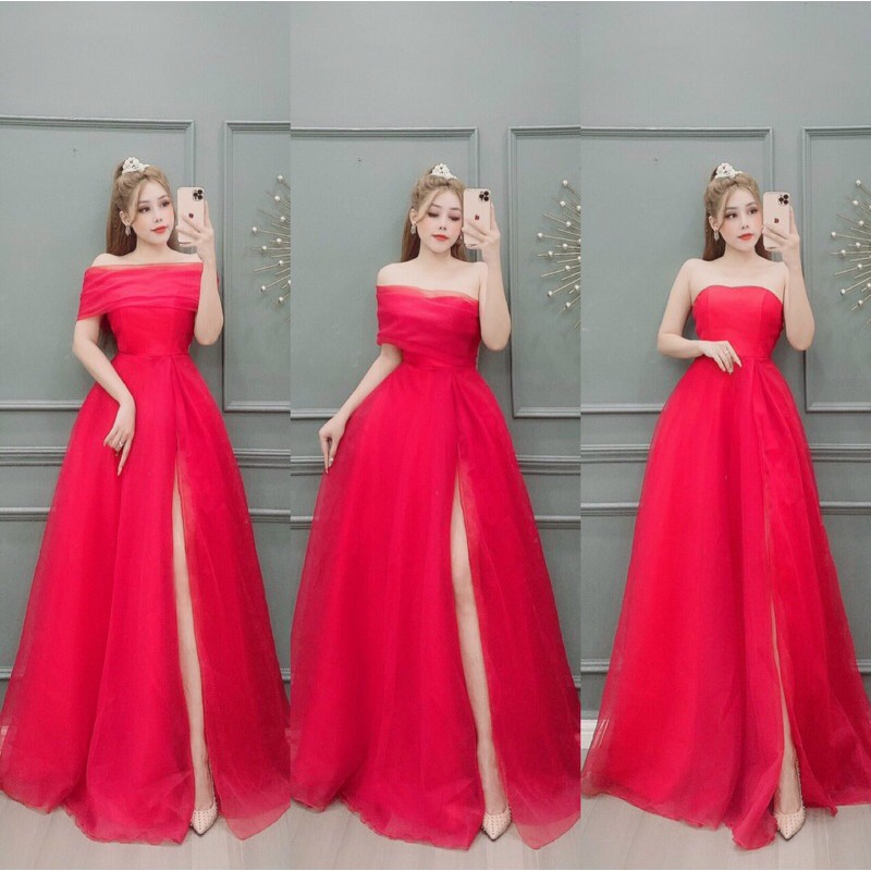 đầm maxi 3 in 1 . mua 1 mặc 3 kiểu ( ảnh thật 1000%)mới về