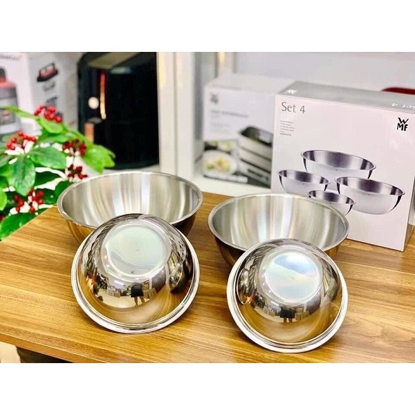 Set 4 âu inox WMF GOURMET âu trộn