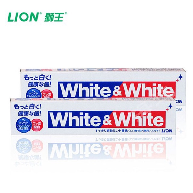 Kem đánh răng White &amp; White Lion 150g