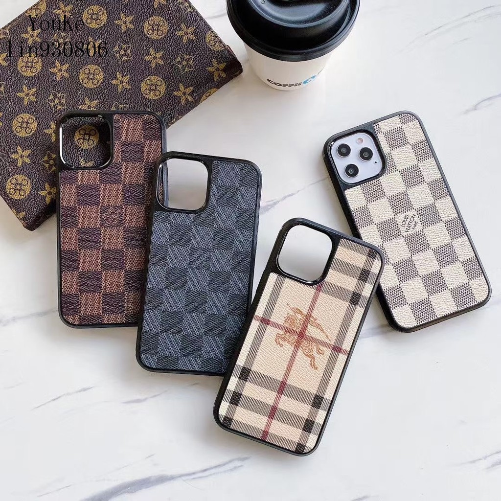 Lv Ốp Điện Thoại Họa Tiết Sọc Caro Cho Iphone 12 12 Mini X Xr Xs 11 12 Pro Max | BigBuy360 - bigbuy360.vn