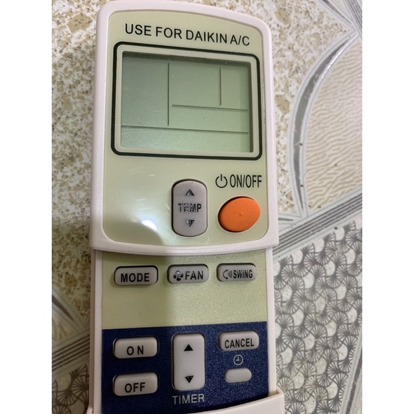 REMOTE ĐIỀU KHIỂN MÁY LẠNH ĐIỀU HOÀ DAI,KIN