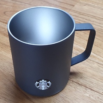 SS Black Debbie Mugs 414ml