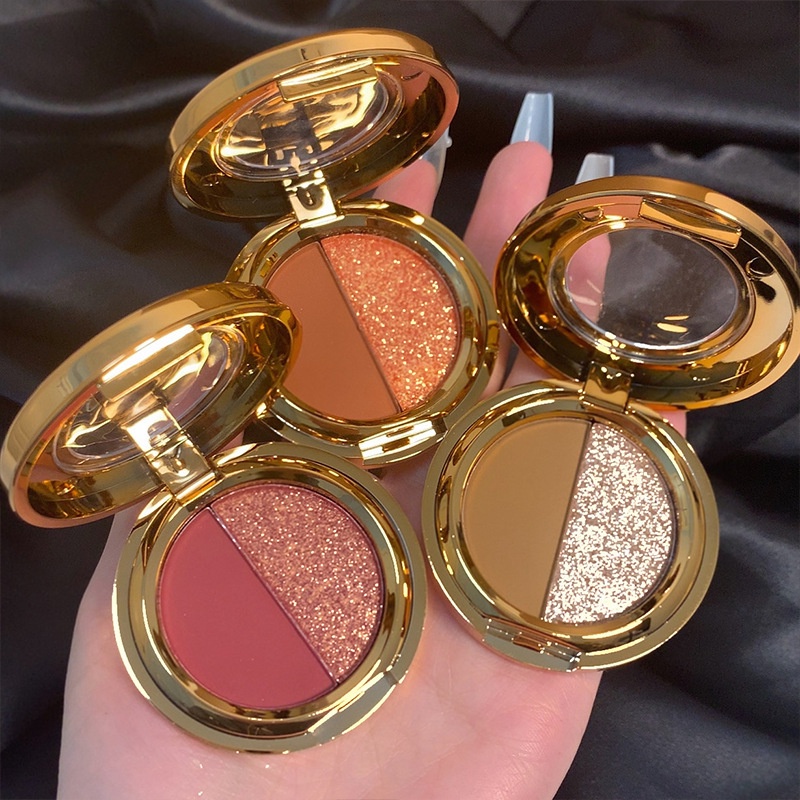 [Hàng mới về] Bảng phấn mắt MAFFICK hai tông màu lấp lánh kháng nước xinh đẹp | BigBuy360 - bigbuy360.vn