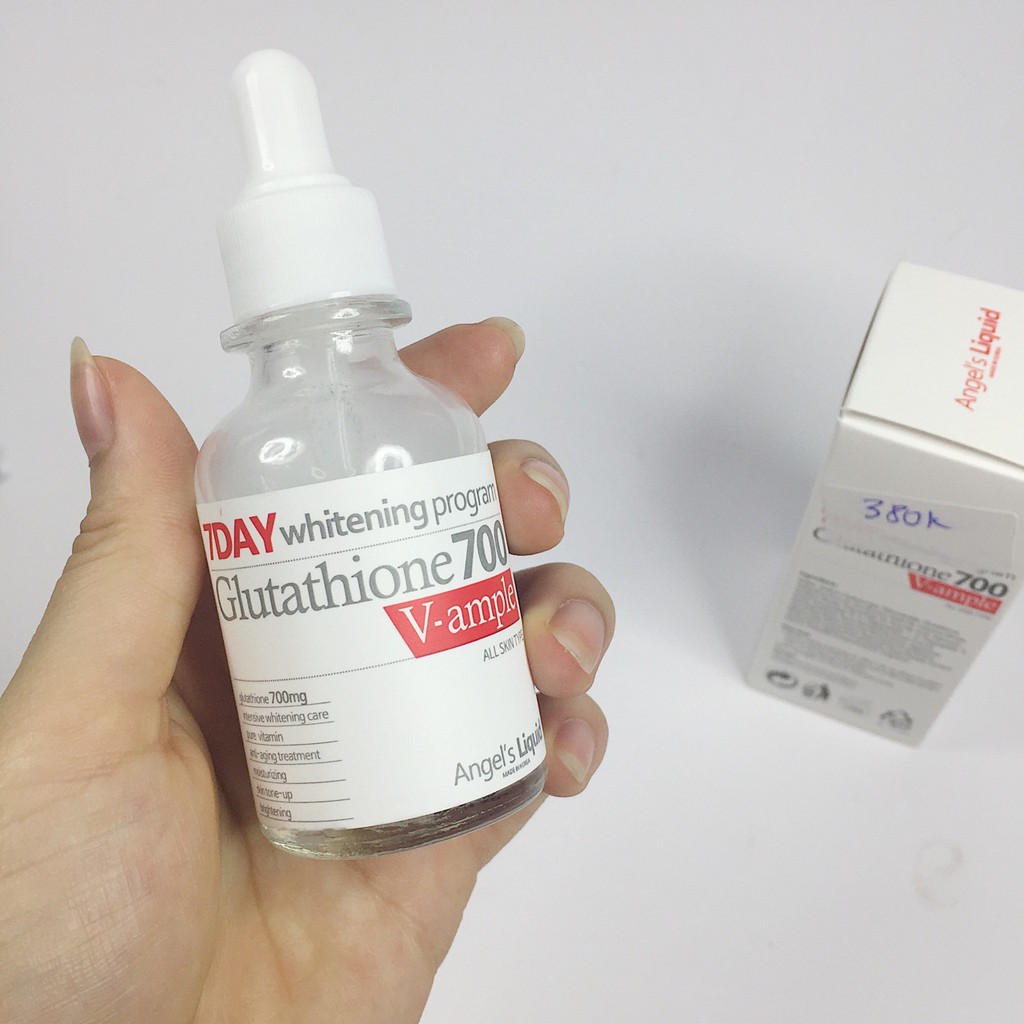 Huyết Thanh Trắng Da 7 Day Whitening Program Glutathione 700 V-Ample