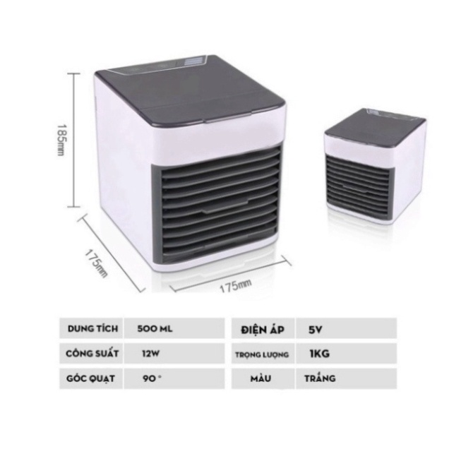 Quạt điều hoà Mini để bàn nhỏ gọn, tiện lợi - Hơi Nước Siêu Mát
