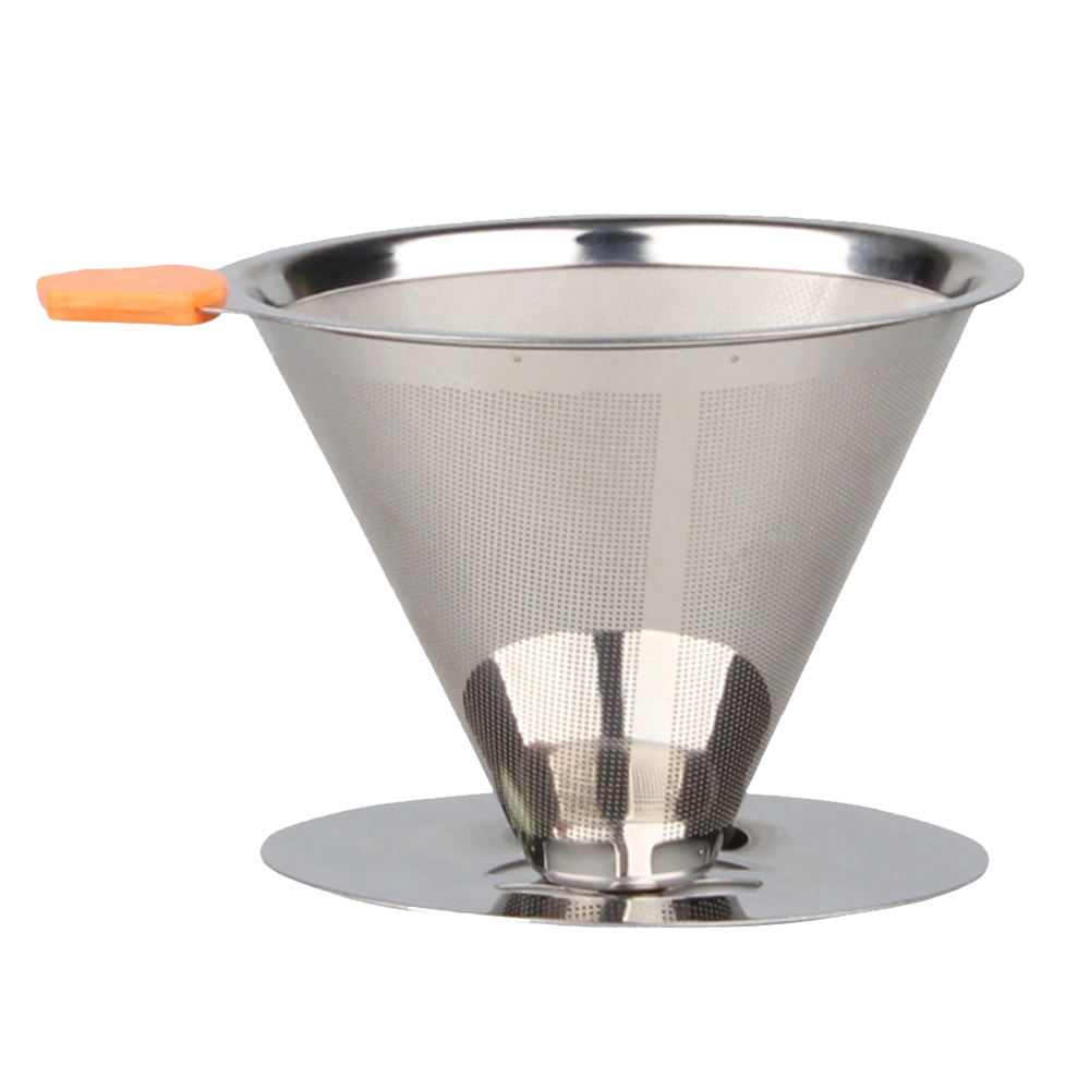 Stainless Steel Coffee Dripper Coffee Drip Filter Cup Pour Over Coffee Maker