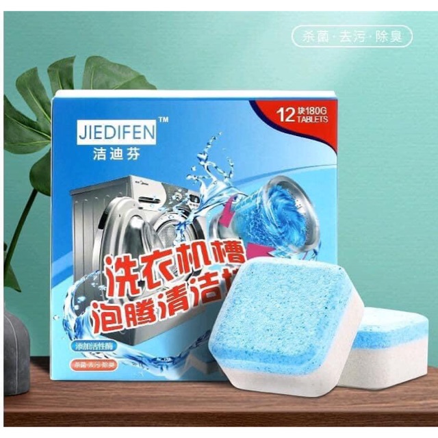 viên tẩy lồng máy giặt