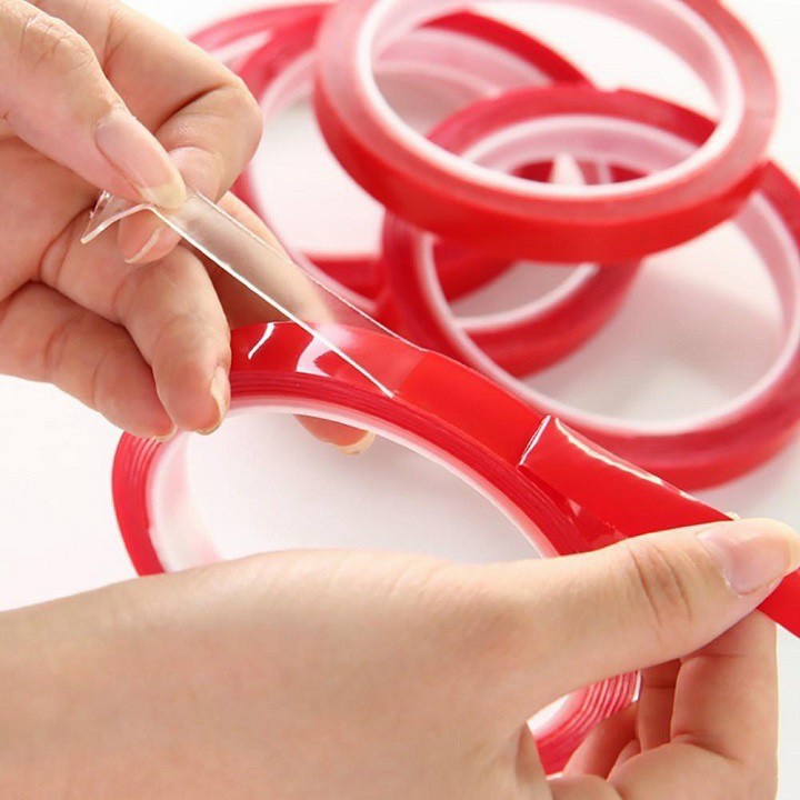 Băng Keo 3M 2 Mặt Siêu Dính Cuộn 10 mét, Băng Keo Dán Cường Lực Chuyên Dụng Cho Ô Tô, Xe Hơi