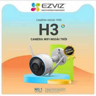 Camera ezviz h3 3k (thân wifi 5mp, loa + mic, đêm có màu, báo động, ai)