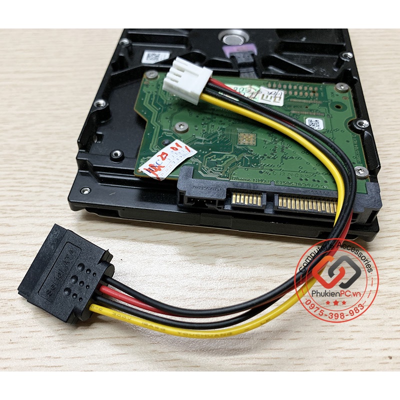 Dây nguồn iTX 4pin sang SATA cấp nguồn cho ổ cứng HDD, SSD