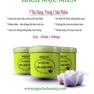 Bột rửa mặt Bách Mộc Miên