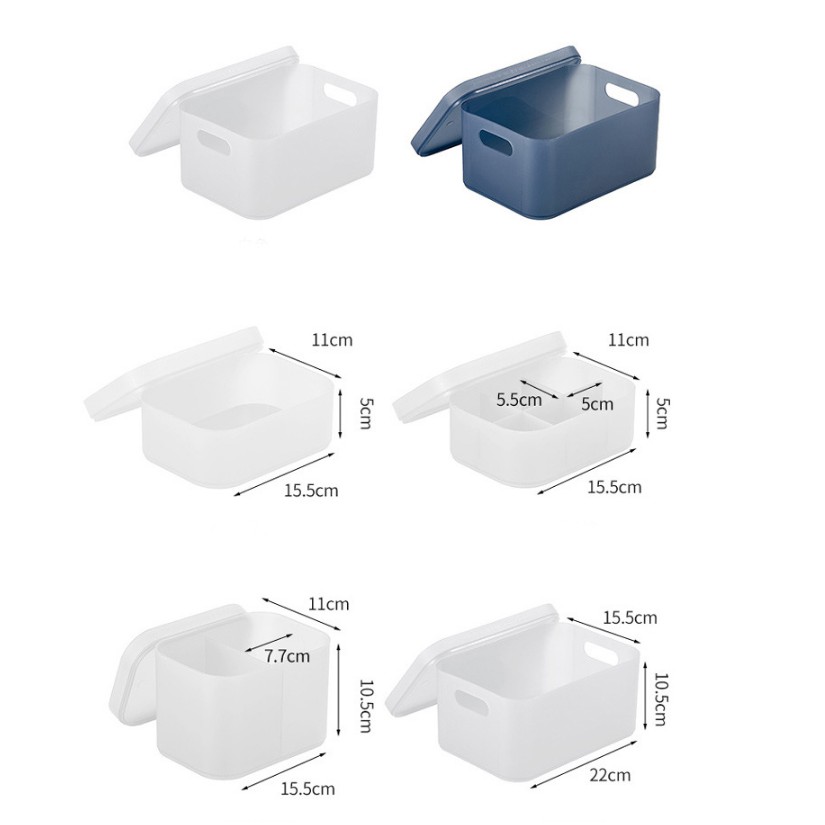 Kệ Đựng Mỹ Phẩm Mini Để Bàn Jiashi Nhựa PP 2 màu Full Size Tiện Dụng