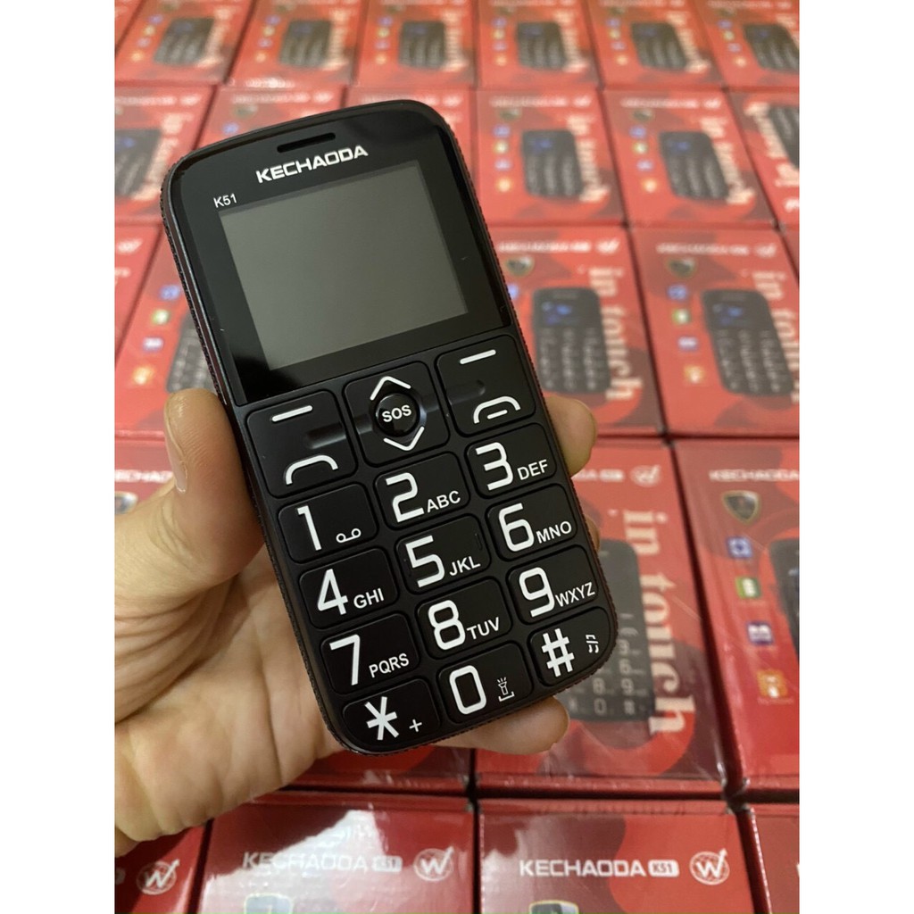 Điện thoại người già loa to số to có đọc số kechaoda k51 { Xem thêm mô tả}