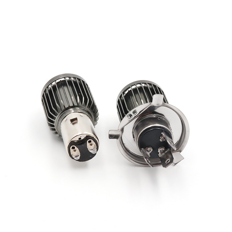 Đèn Pha LED BA20D H4 2000lm Siêu Sáng Màu Trắng Chuyên Dụng Cho Xe Máy Scooter