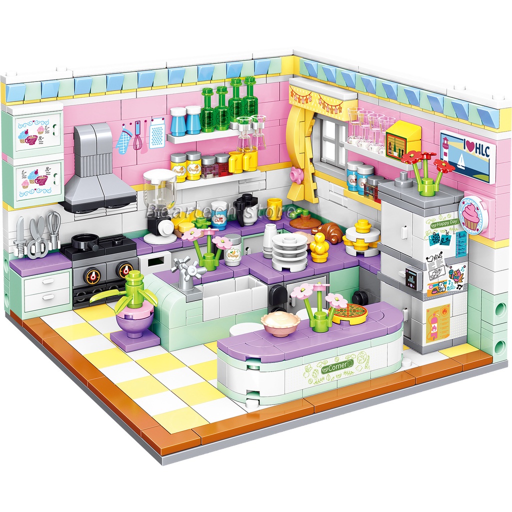 Bộ Đồ Chơi Lắp Ráp Thành Phố Lego Dành Cho Trẻ Em
