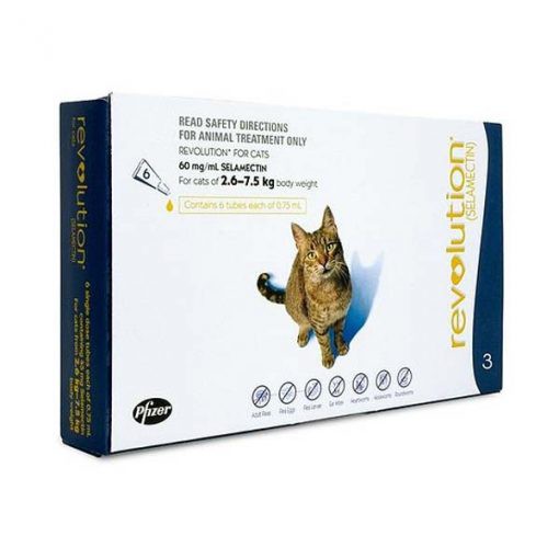 Revolution for Cats 2,6 – 7.5kg / Nhỏ gáy trị kí sinh 1 tuyp