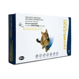 Revolution for cats 2,6 – 7.5kg / nhỏ gáy trị kí sinh 1 tuyp