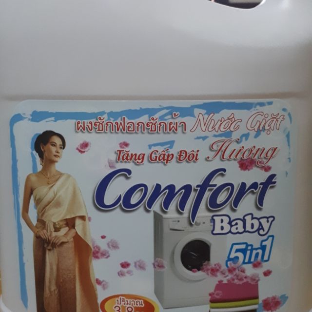 Nước giặt Comfort Baby 5 in 1. 70k/1 can 3.8 lít