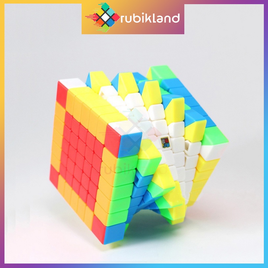 Rubik 7x7 Stickerless MoYu MeiLong MFJS Rubic 7 Tầng Đồ Chơi Trí Tuệ Trẻ Em