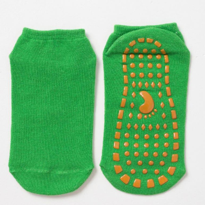 Vớ Thuyền Bằng Silicone Cotton Màu Trơn Chống Trượt Cho Bé Sơ Sinh