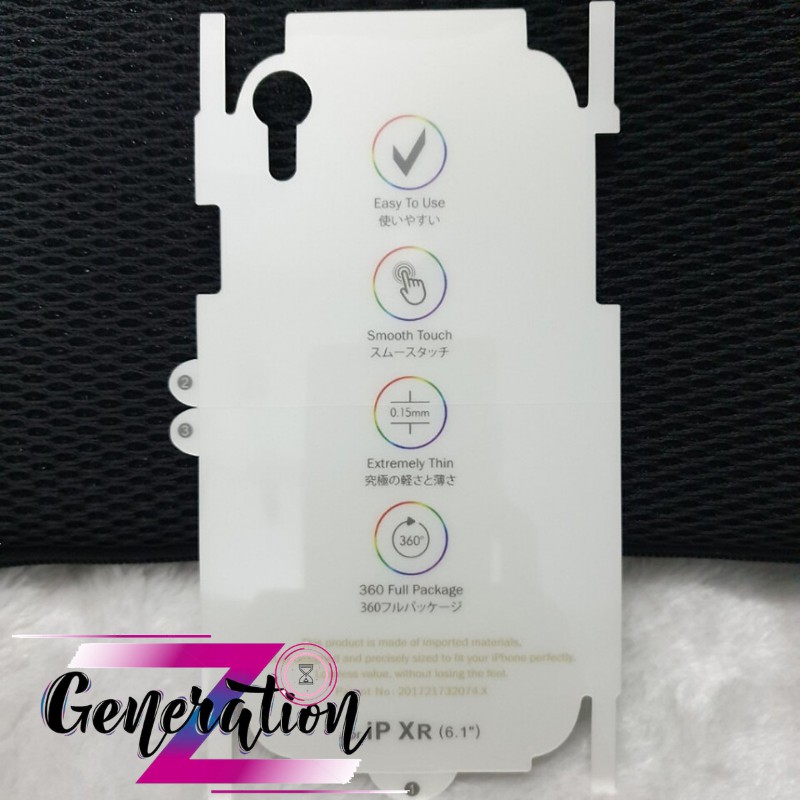 Miếng dán PPF cho iphone Xr