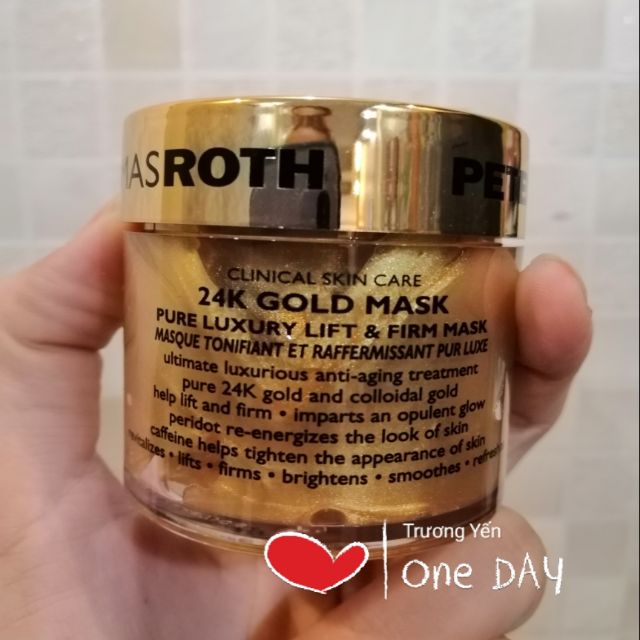 Mặt nạ vàng peter thomas roth