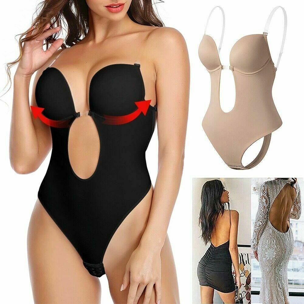 Áo liền quần Lót Định Hình Nâng Ngực Hở Lưng MIHAN1 U Plunge