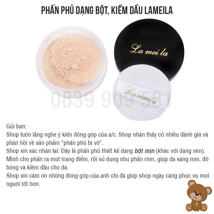 ( SHOP 229 ) ( Hàng sẵn ) Bộ trang điểm đầy đủ LAMEILA 7 món makeup đầm nữ xinh Kem BB, Phấn phủ, Phấn mắt, Mascara, Kẻ  | BigBuy360 - bigbuy360.vn