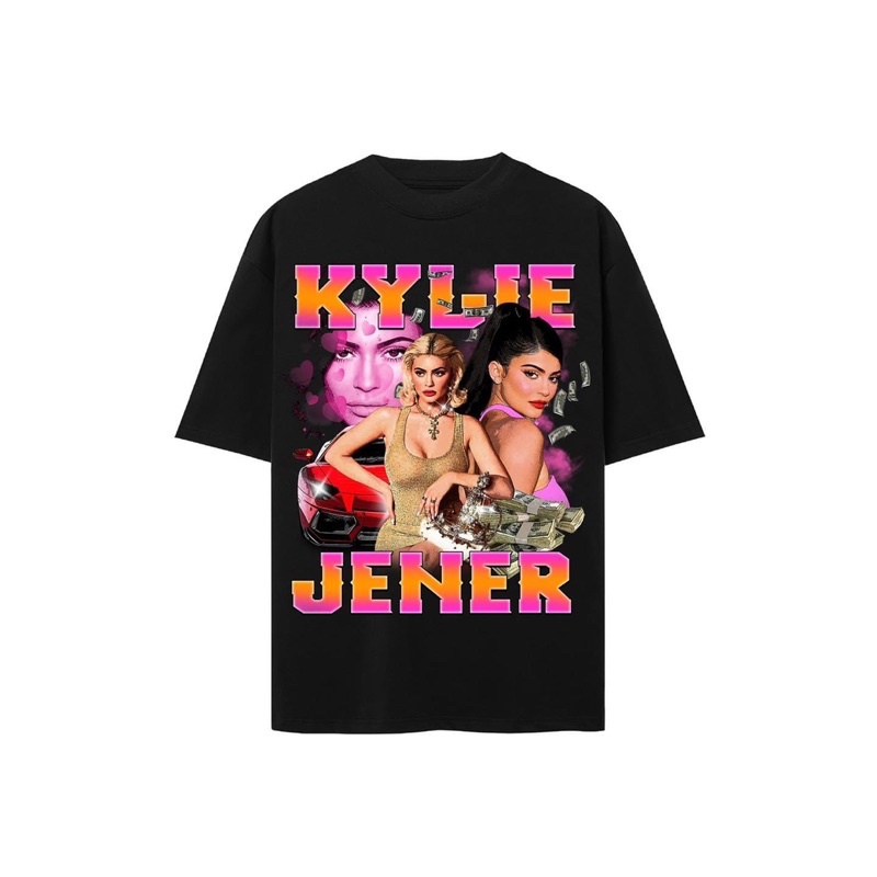 BLANK | Áo Thun KYLIE Tay Lỡ Unisex - Đen/Trắng Cổ Tròn
