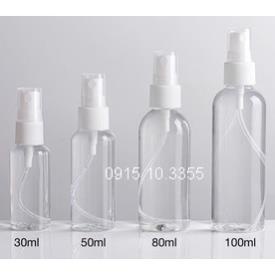 CHAI NHỰA -  Xịt Phun Sương : 30ml - 50ml - 75ml - 100ml