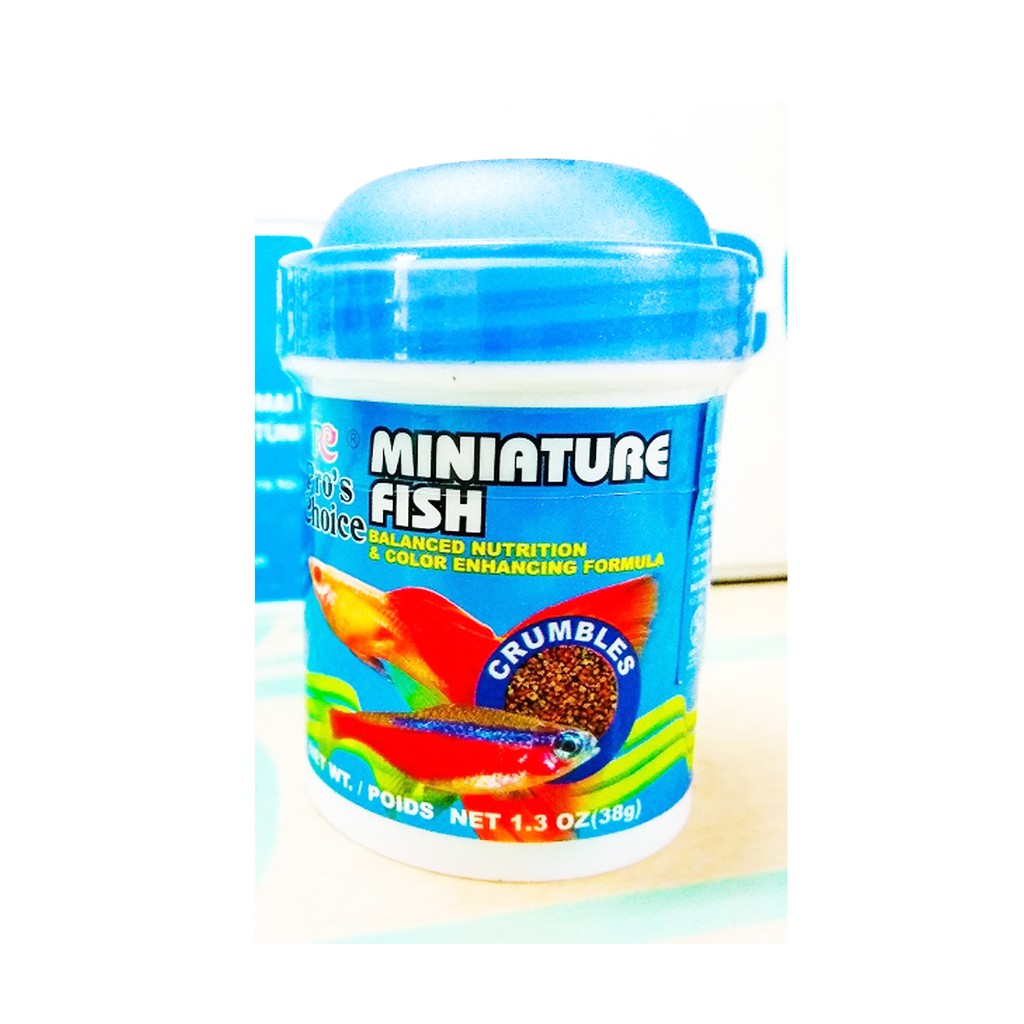 Thức Ăn Cá Thủy Sinh Miniature Fish 38g - Thức Ăn Cá Thủy Sinh Loại Tốt Pro's Choice [MINIATURE]
