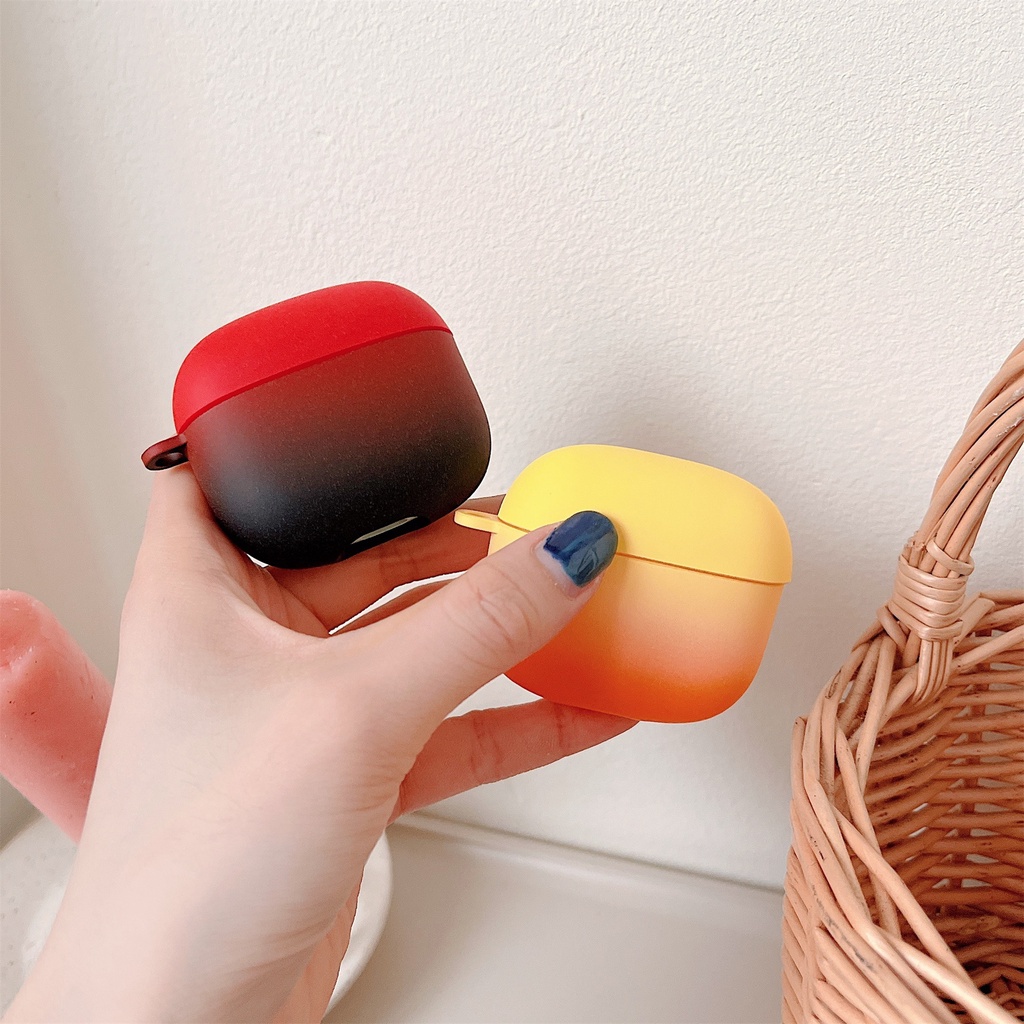 Vỏ Bảo Vệ Hộp Sạc Tai Nghe Bluetooth Không Dây Lenovo Thinkplus LP40 S / LP40 PRO Màu Gradient Chống Sốc