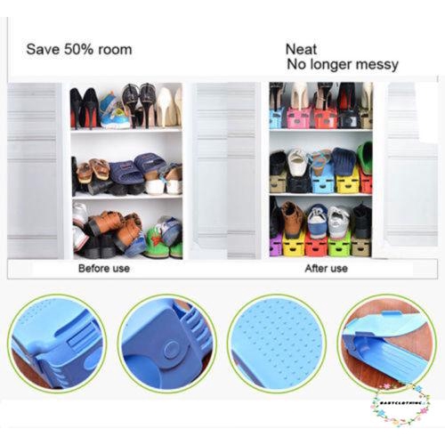 kệ để giày bằng nhựa thiết kế tiết kiệm diện tích 2019