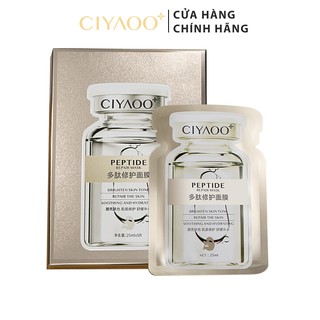 Mặt Nạ Trắng Da Ciyaoo Peptide Làm Trắng Và Phục Hồi Da 5 miếng