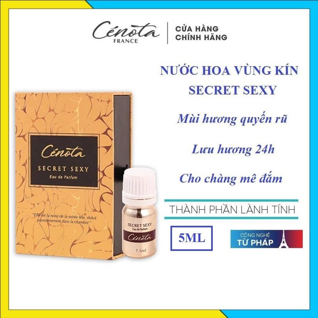 Nước Hoa Vùng Kín Cenota Secret Sexy 5ml - Nước Hoa Vùng Kín Nữ Quyến Rũ, Khả Năng Lưu Hương Lên Tới 24h