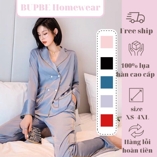 Đồ ngủ lụa cao cấp SOMNIA,đồ bộ mặc nhà có bigsize, pijama basic hàn quốc kiểu đơn giản nhiều màu