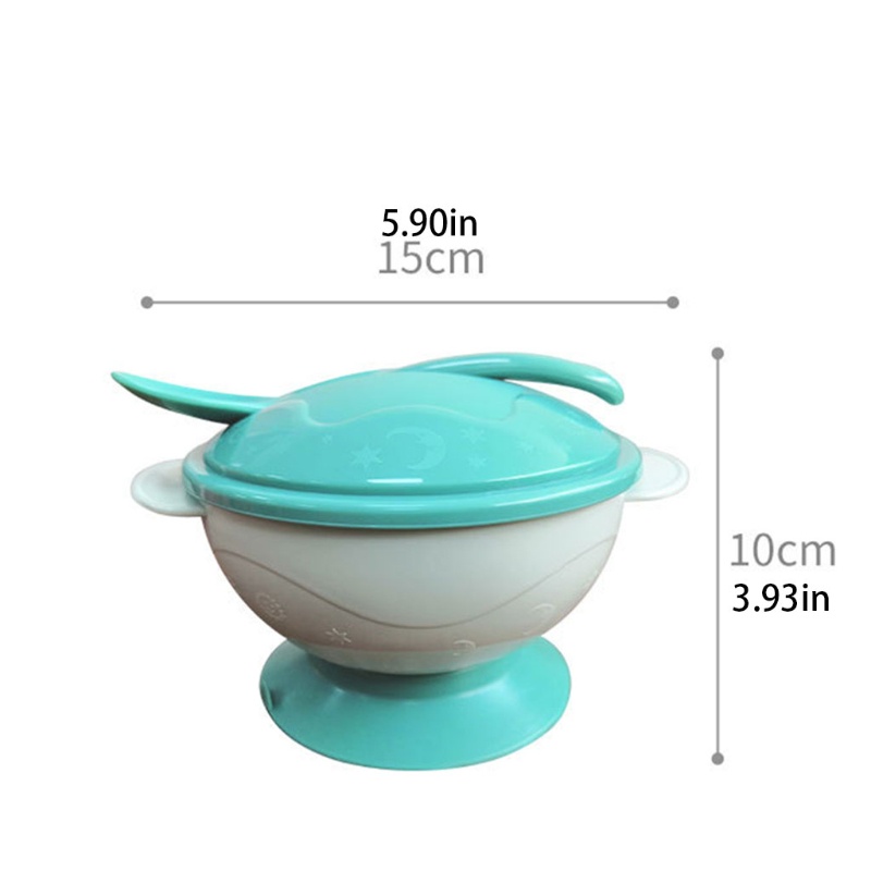 Bộ Bát Ăn Dặm Có Đế Hít Tiện Dụng Cho Bé