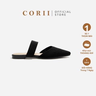 CORII - Dép Bệt Quai Ngang Thời Trang và Thoải Mái Nhất - CR08 Đen