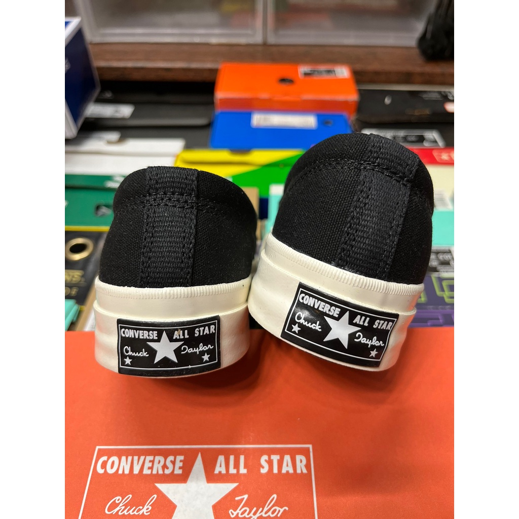 Giày thể thao CONVERSE SLIP ON - cv lười đen đế trắng thể thao nam nữ
