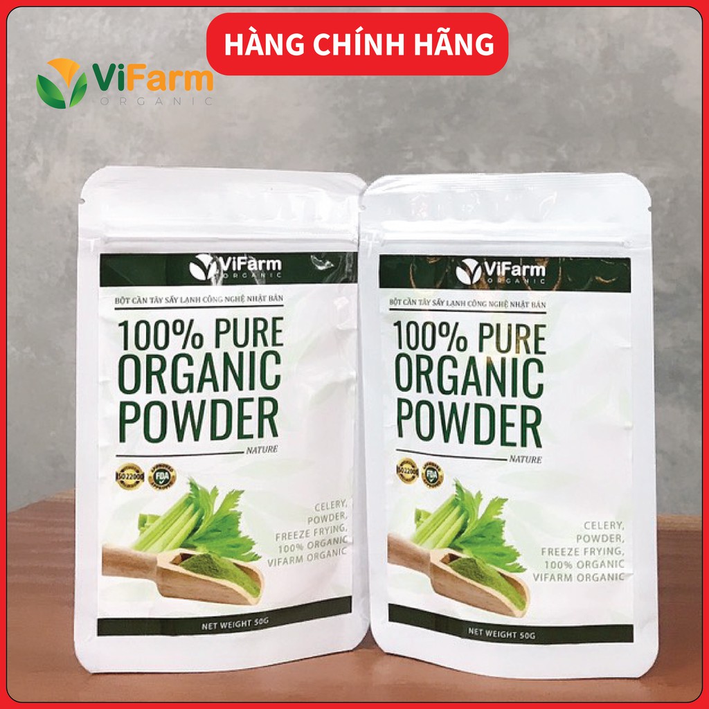 Bột Cần Tây Sấy Lạnh 50g Nguyên Chất 100%, Bột Cần Tây Giảm Cân Tự Nhiên, Thanh Nhiệt, Giải Độc, Làm Đẹp Da