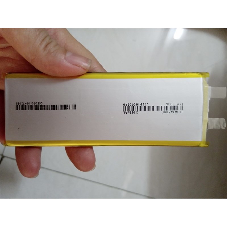 Cell Pin lithium polymer 3195mAh 12.33Wh Kích Thước 150x40x4mm
