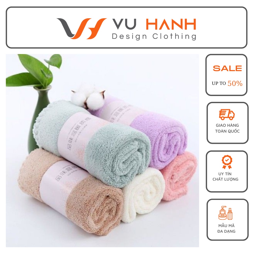 Khăn Tắm Lông Cừu Hàn Quốc Cao Cấp Combo 3 Cái | Shop Vũ Hạnh