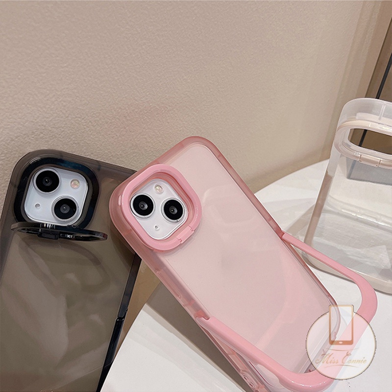 Ốp Điện Thoại TPU Mềm Chống Vỡ Màu Dạ Quang 2 Trong 1 Có Giá Đỡ Cho IPhone 11 13 12 Pro MAX 7Plus 8Plus XR X XS MAX
