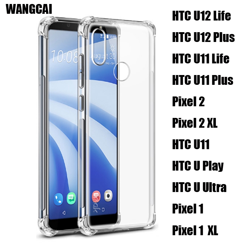 Dành Cho HTC U12 U11 Life Desire 12 U11 Plus U Ultra Play 10Pro One A9s One Pixel 2 XL Ốp Mềm Trong 