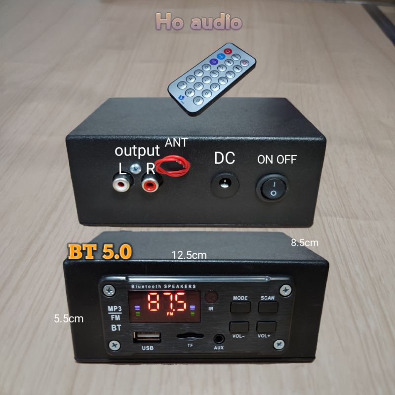 Máy Nghe Nhạc mp3 Kết Nối Bluetooth 5.0 Có Màn Hình Lcd Dc12Volt