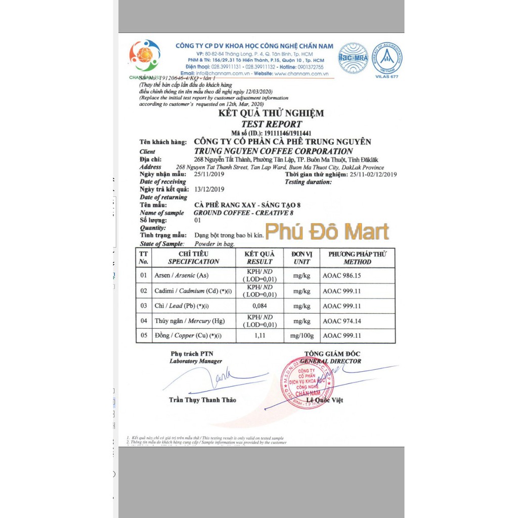 Cà Phê Rang Xay Pha Phin Trung Nguyên Sáng Tạo 8 / Creative 8 ( Hộp 250 gr)