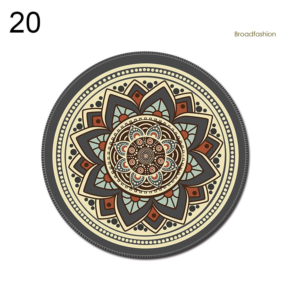 Thảm Lót Chuột Và Bàn Phím Chống Trượt In Hình Phong Cách Bohemian 3d