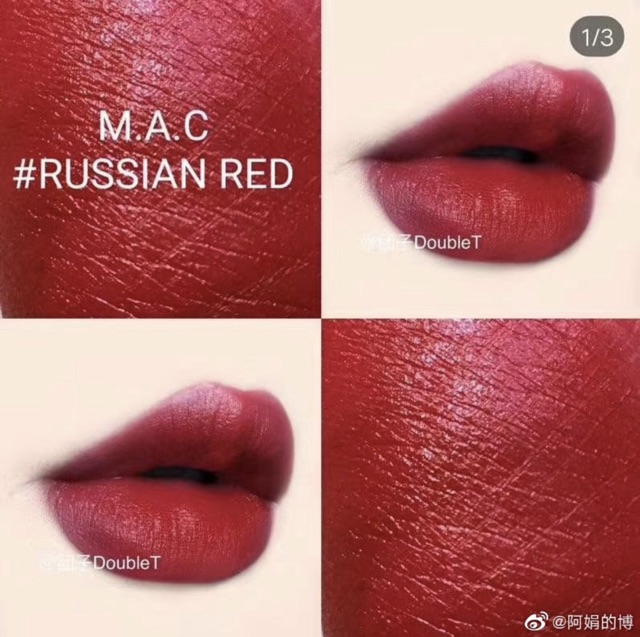 [HÀNG CHÍNH HÃNG] Son thỏi Mac màu Russian Red màu đỏ thuần