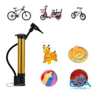 Bơm Tay Mini Cho Xe Đạp Xe Máy Loại Ống Thép Tỉnh Điện/Ống Bơm Mini Bơm Banh Bơm Bóng Tiện Lợi M863