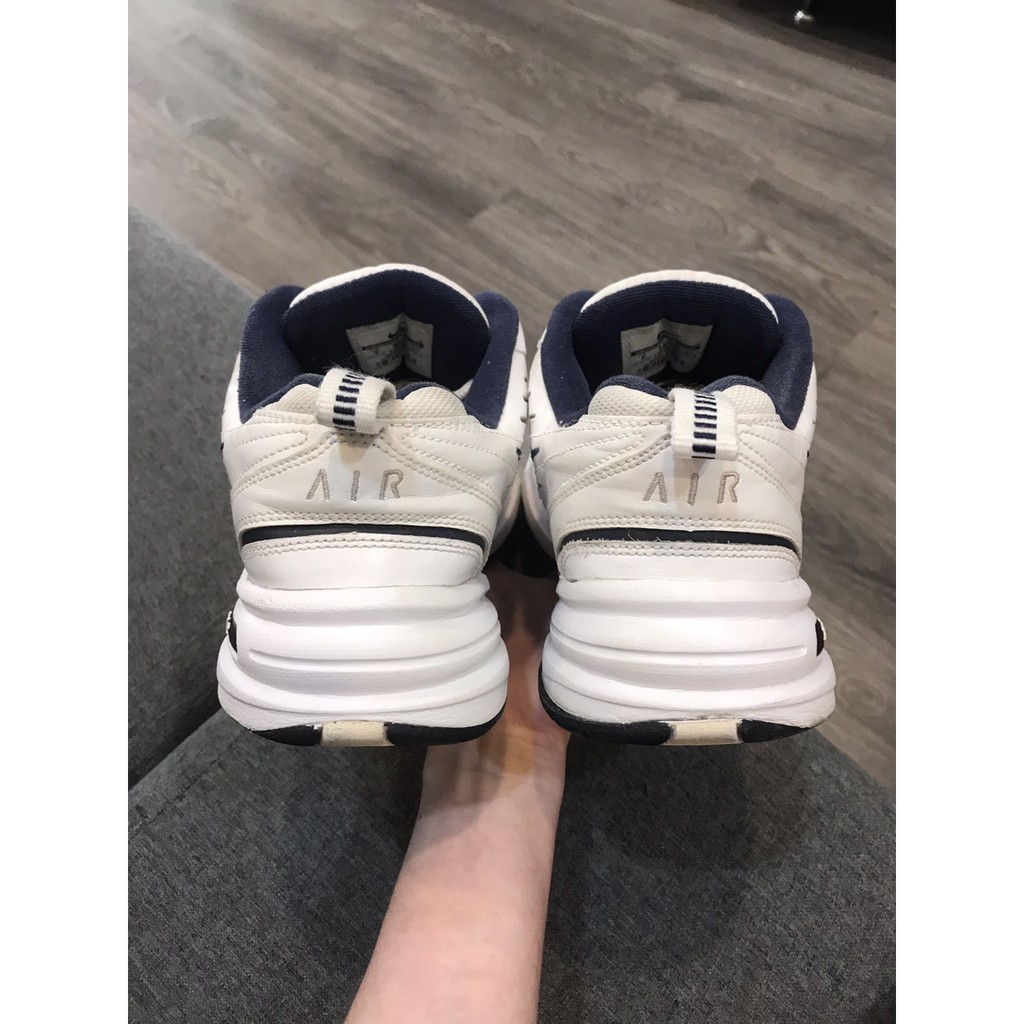 Giày 2hand real NK Air Monarch 4 trắng size 42.5 27cm SP1979